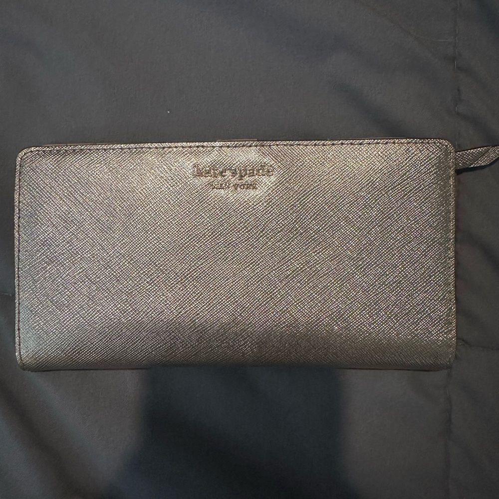 Kate Spade Metallic Gold Clutch
